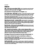 Psychology 111 Study List 5