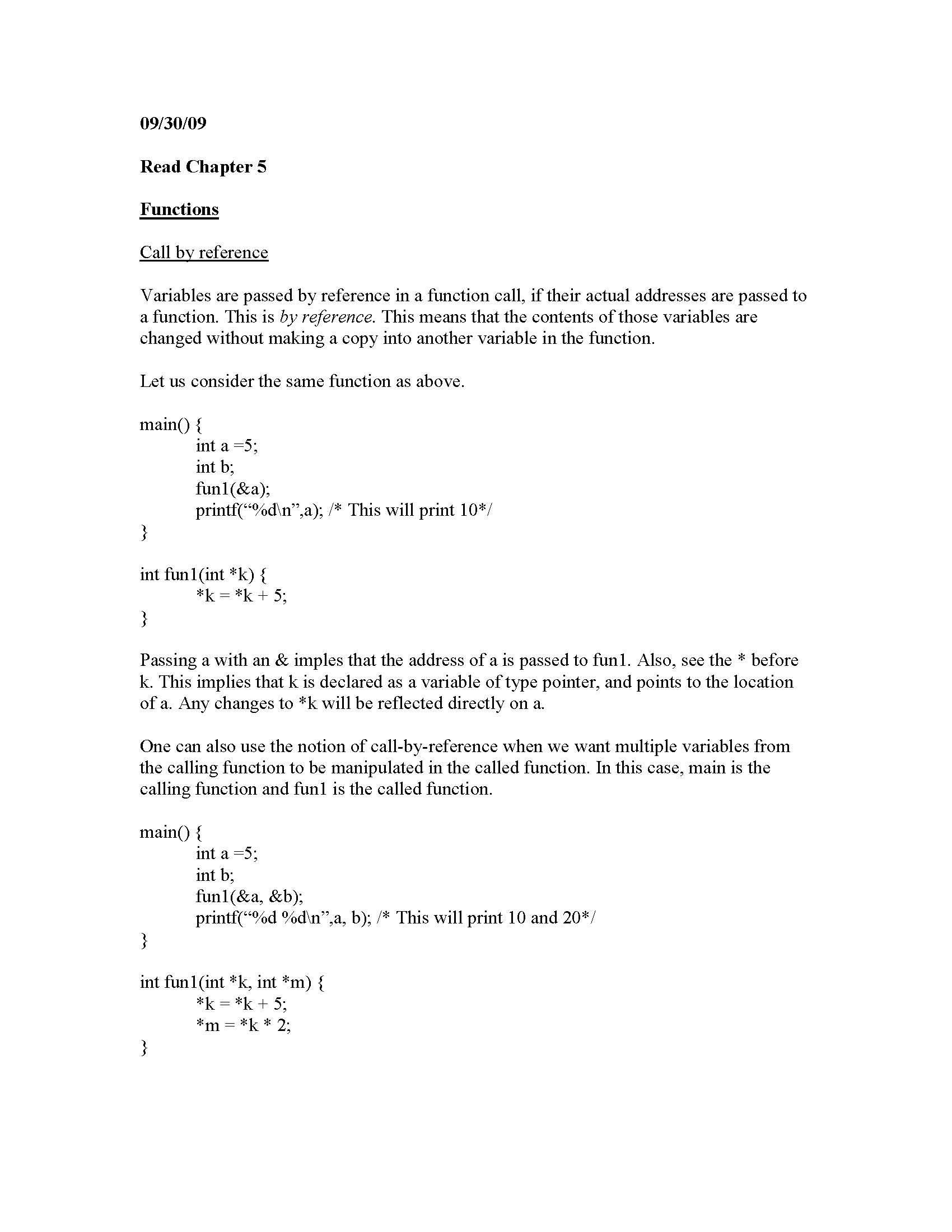 Fund. of Computing I