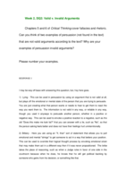 BCOM275 Week 2 DQ 2 - Valid v. Invalid Arguments