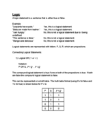 Logic Notes