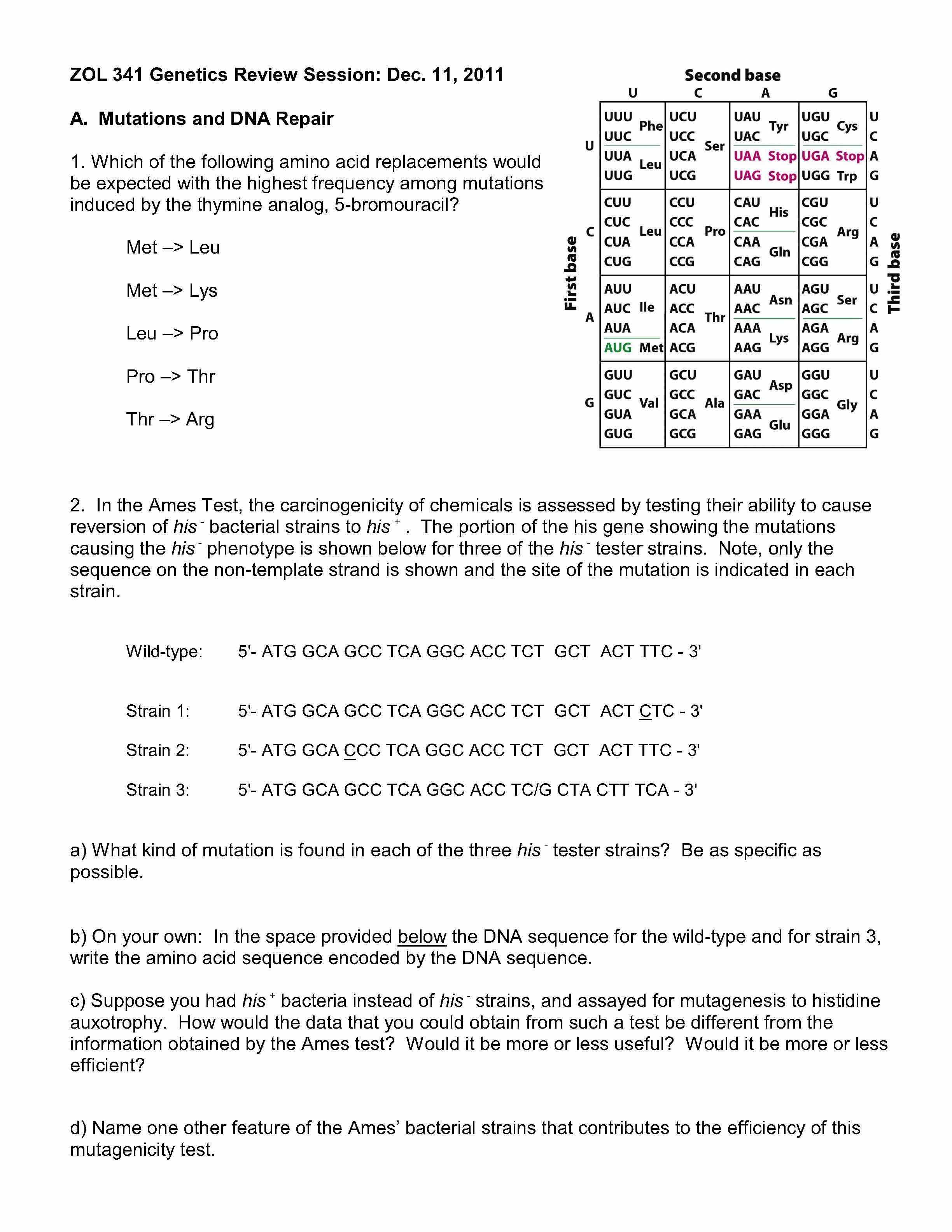 Fundamental Genetics