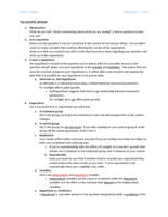The Scientific Method