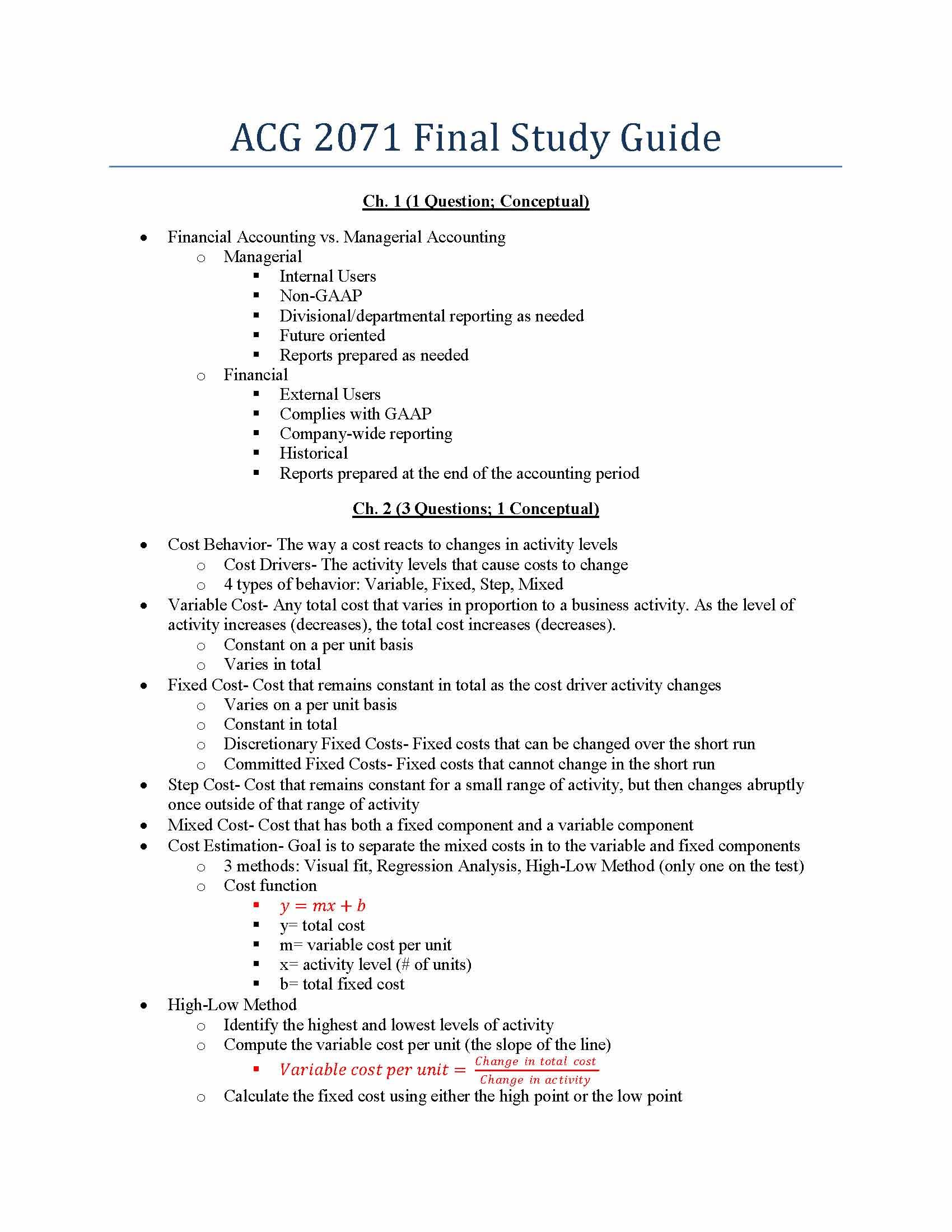 INTR MANAGERIAL ACTG