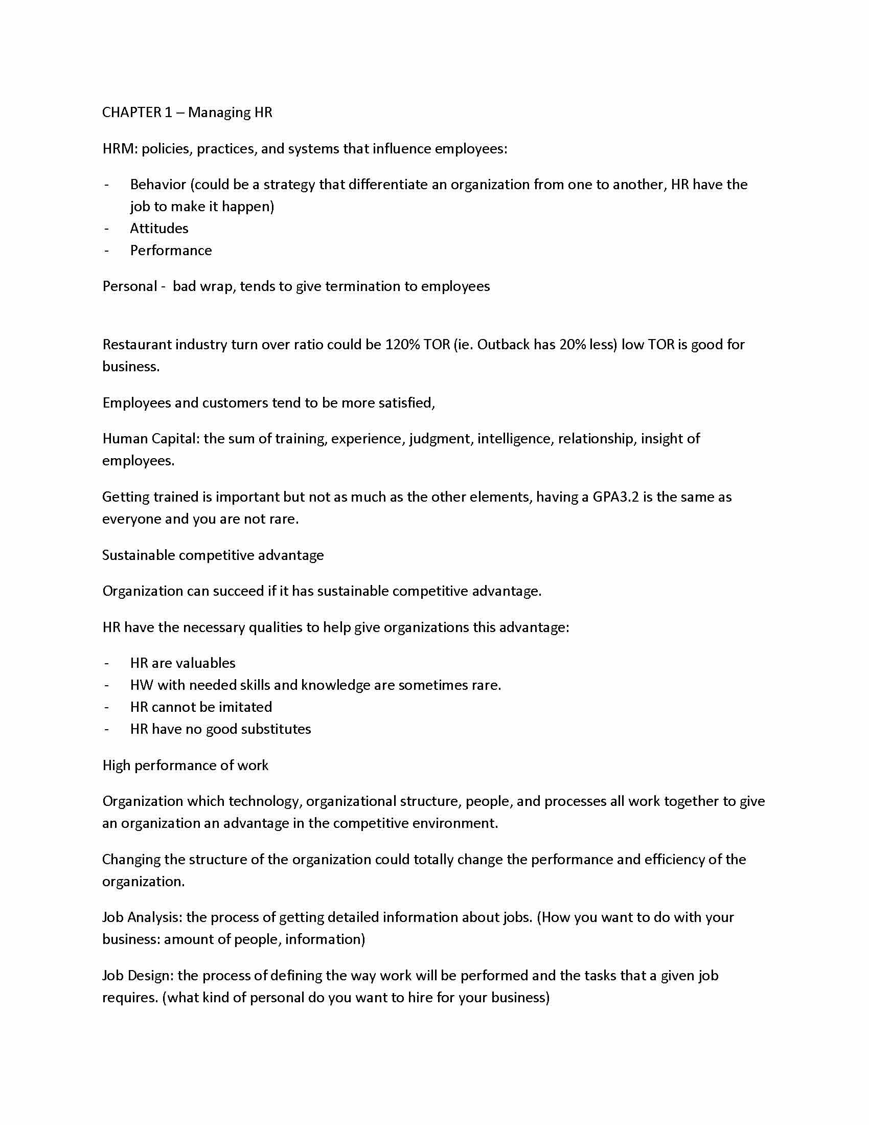 HUMAN RESOURCE MANGT