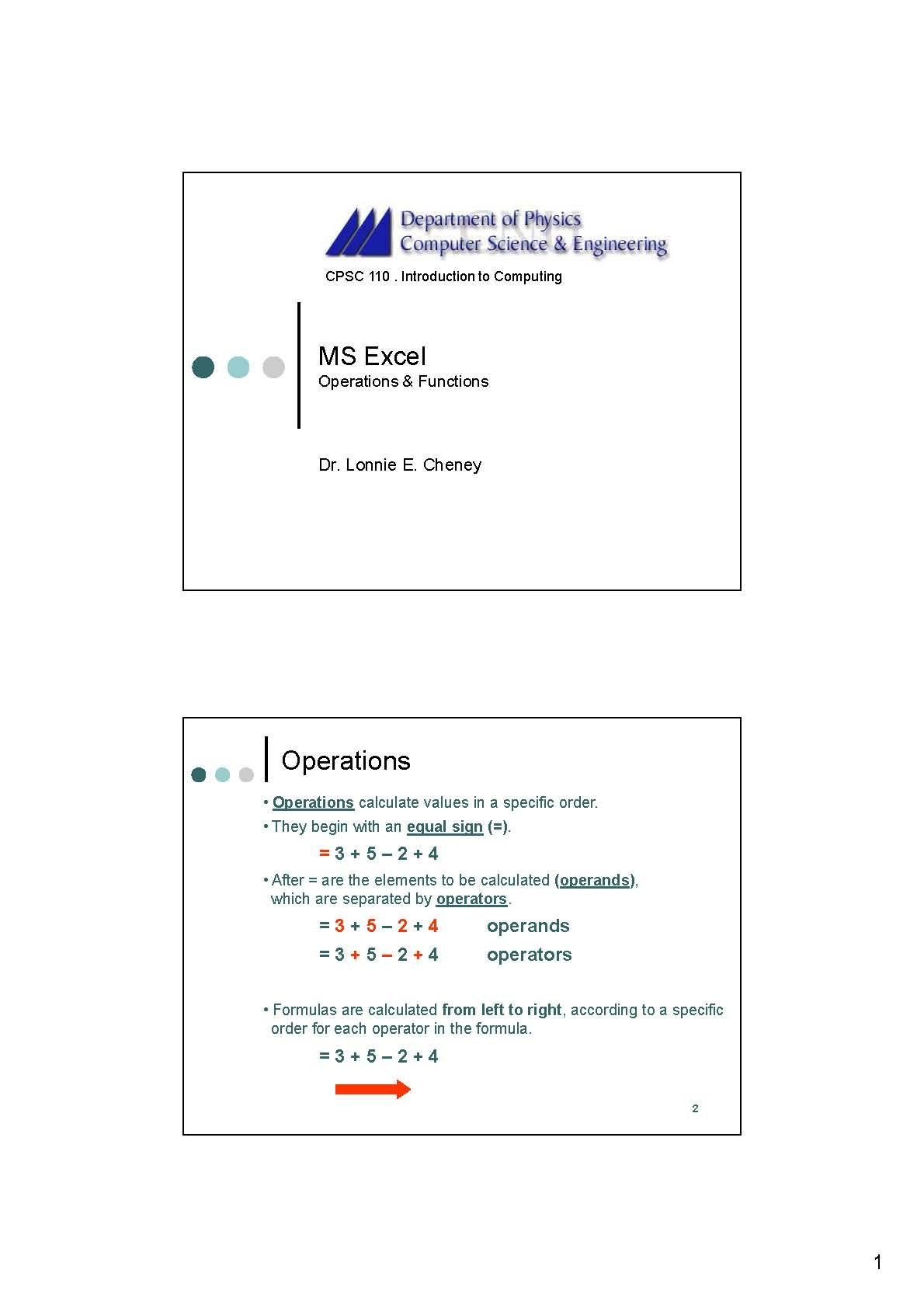 Introduction to Computing