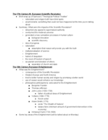 HIS 101: Notes from 10/30