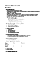 Midterm 2 Study Guide