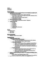 Final Exam Study Guide