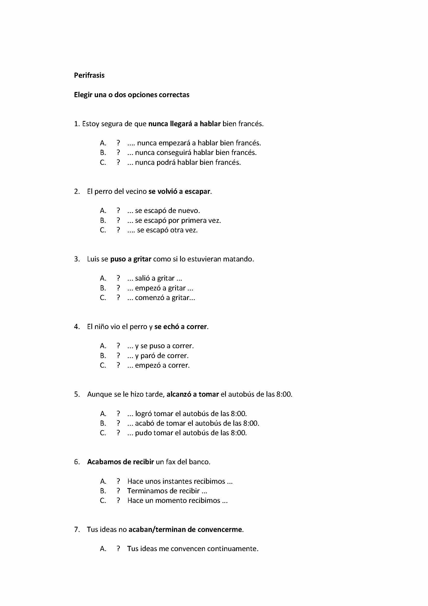 Transitional Spanish