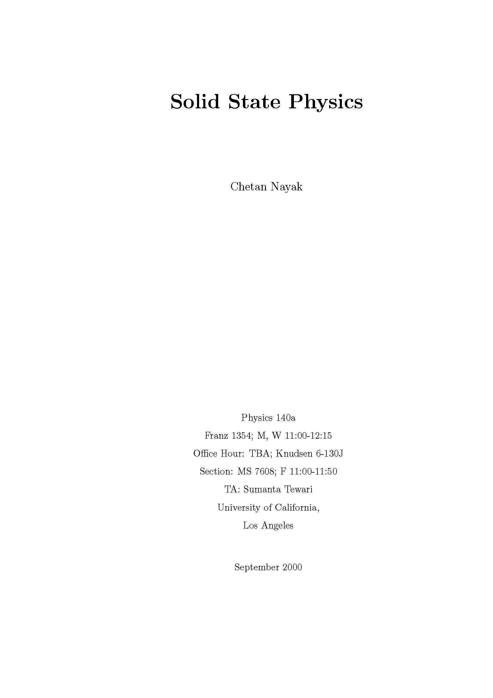 Introduction to Solid