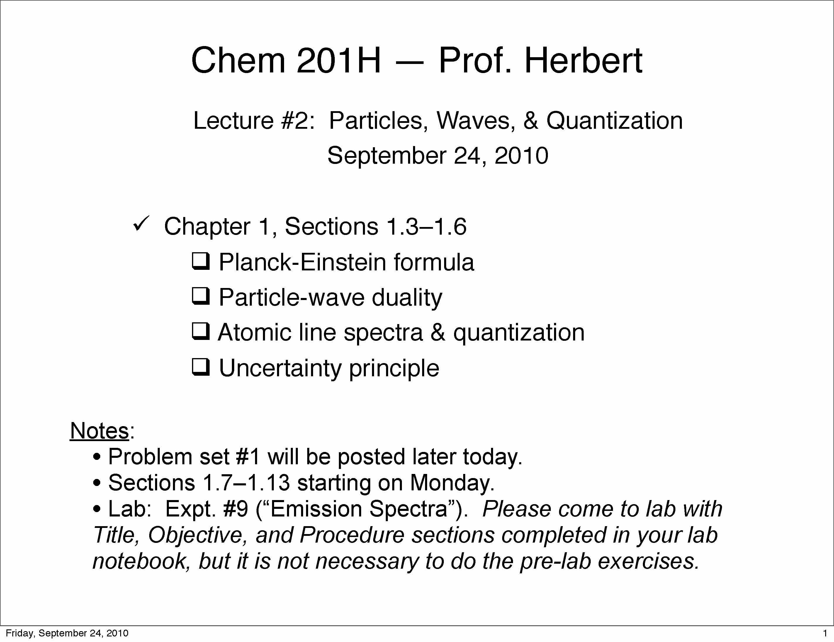CHEM 201H