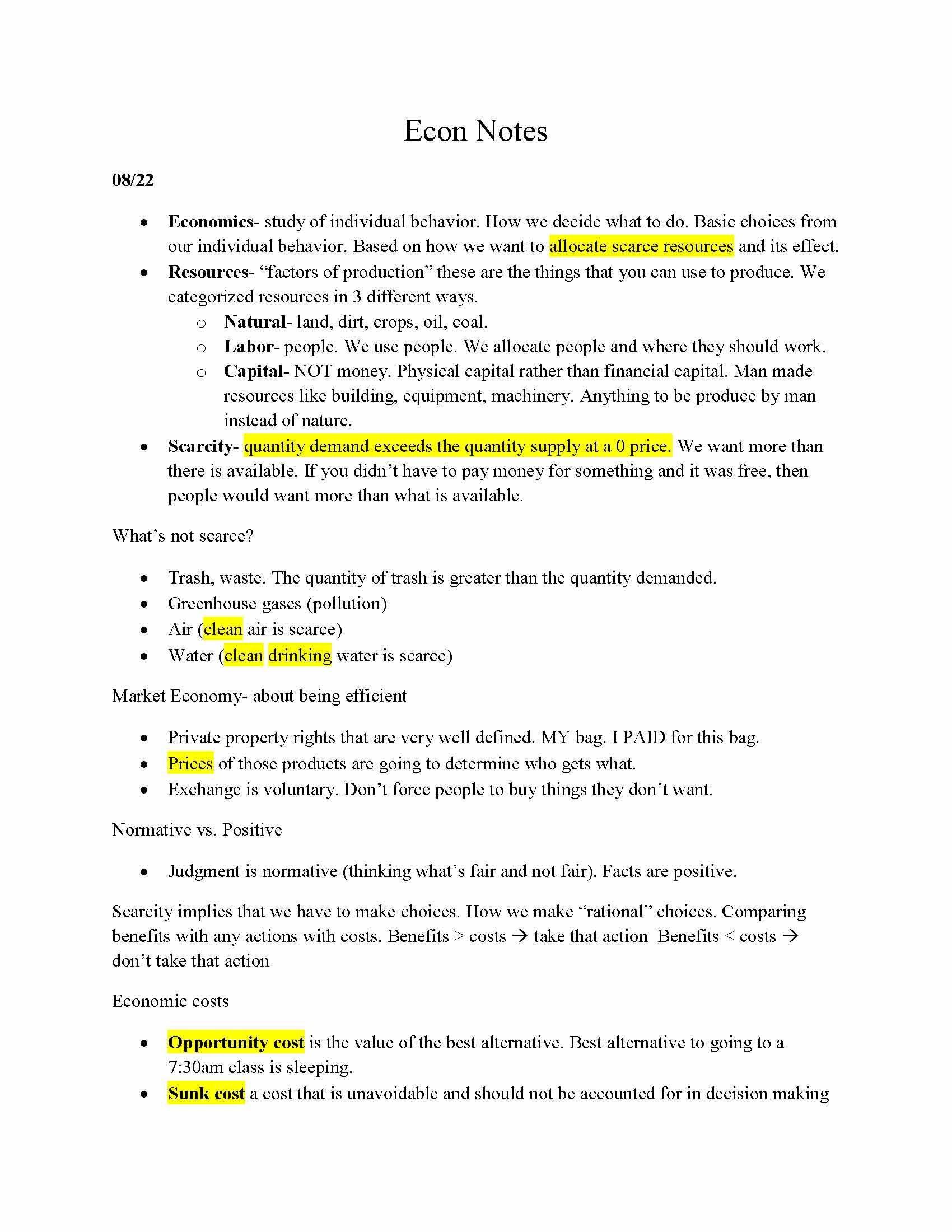 Principles Of Economics