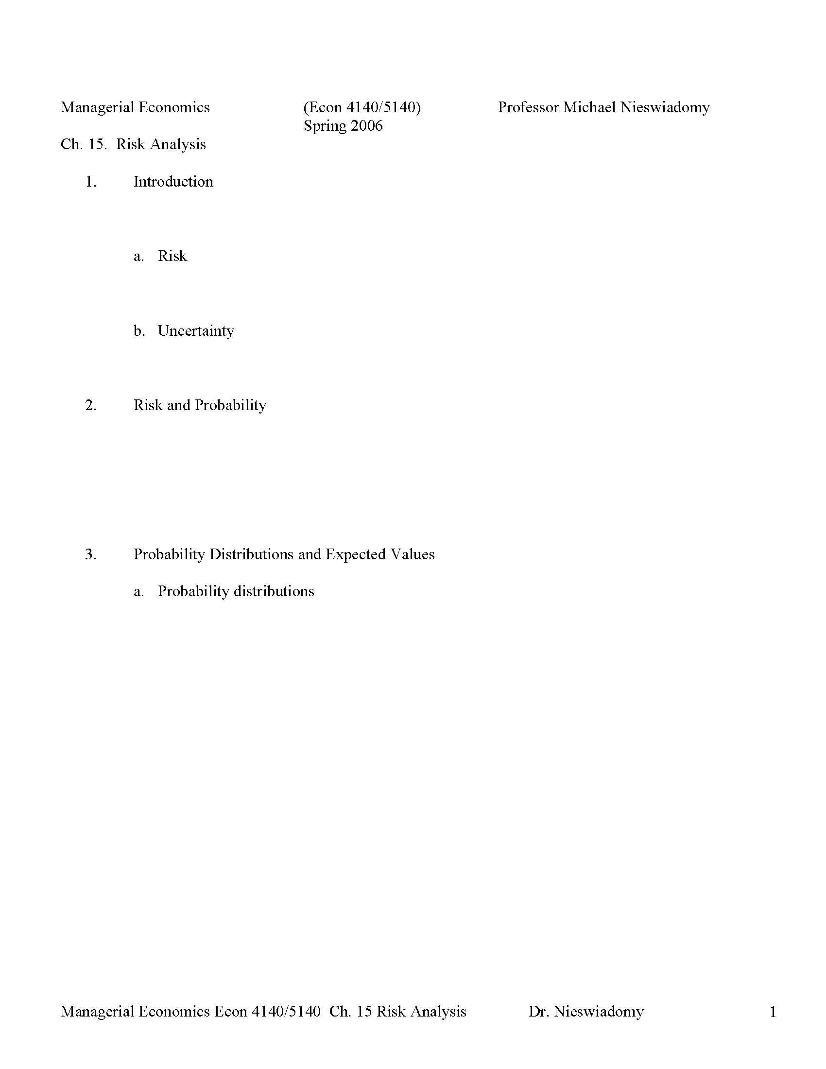 Managerial Economics