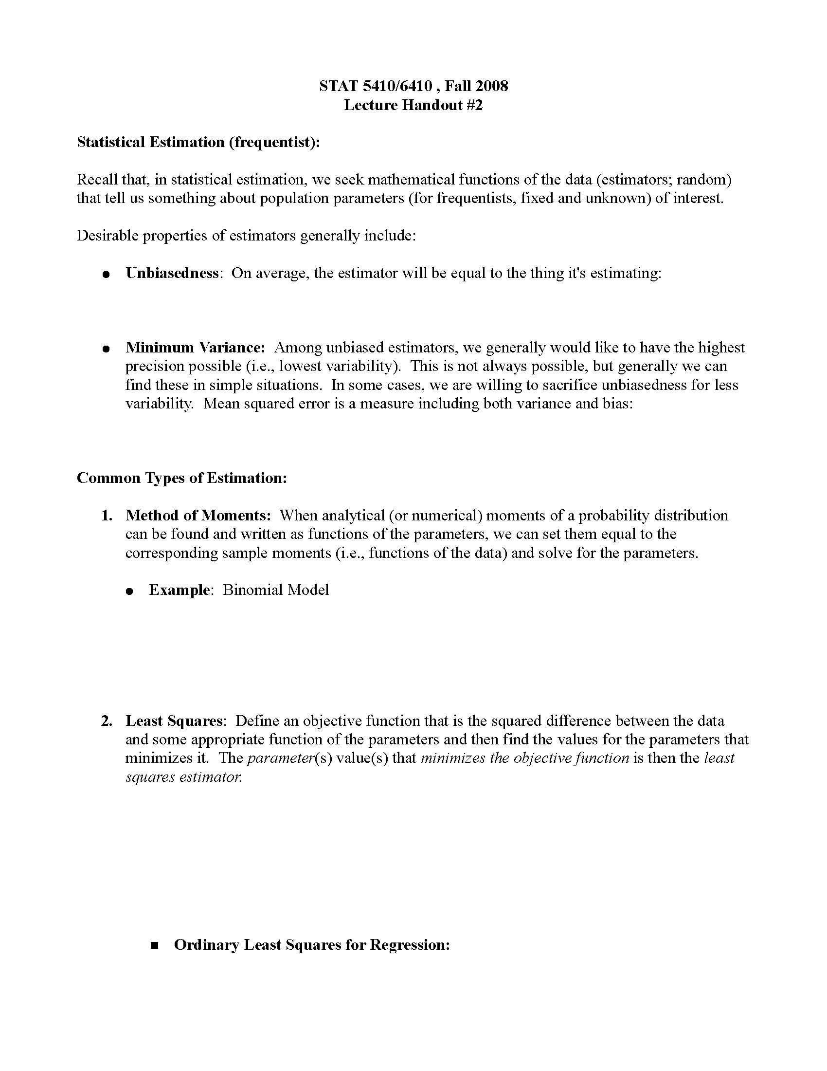 Applied Spatial Statistics