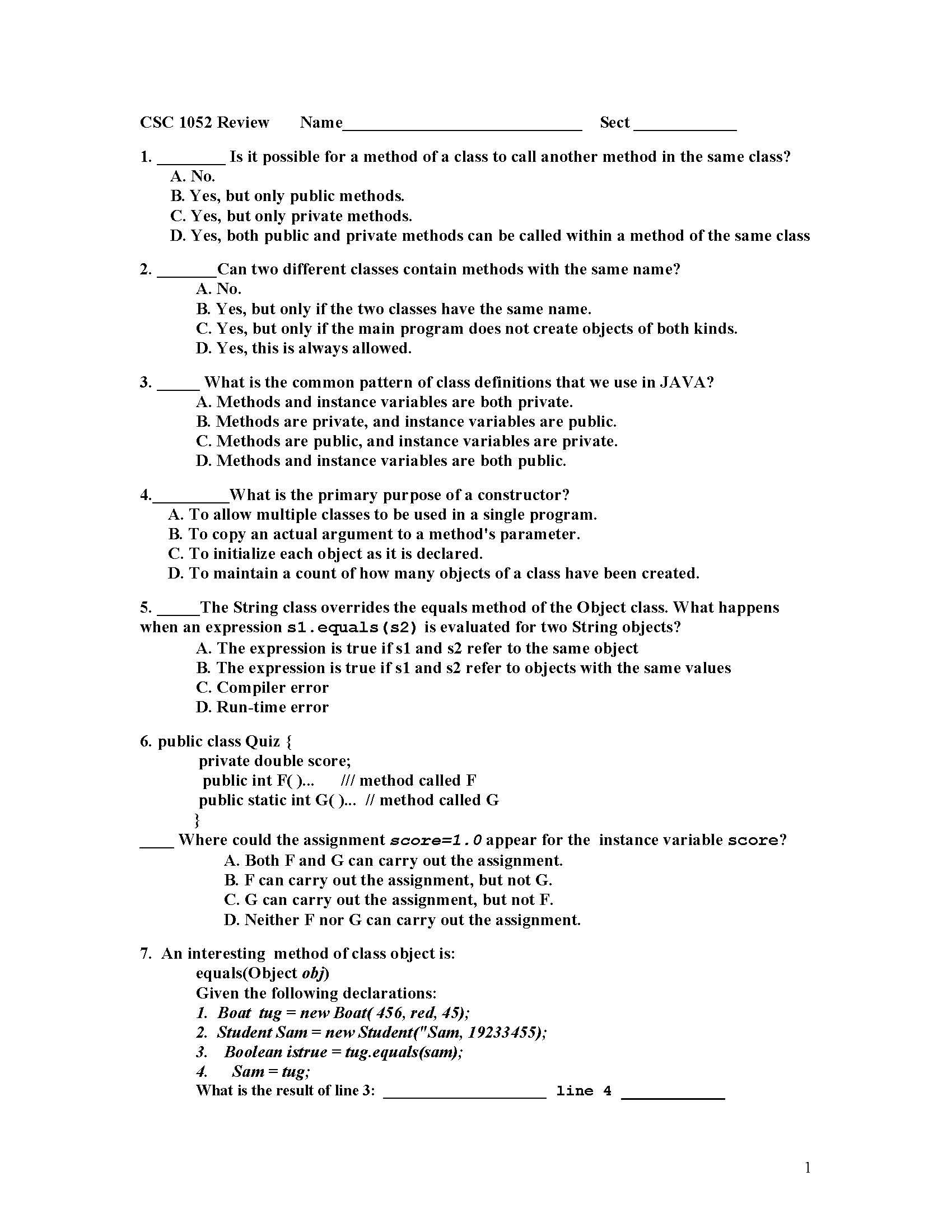 Algorithms&DataStrucII