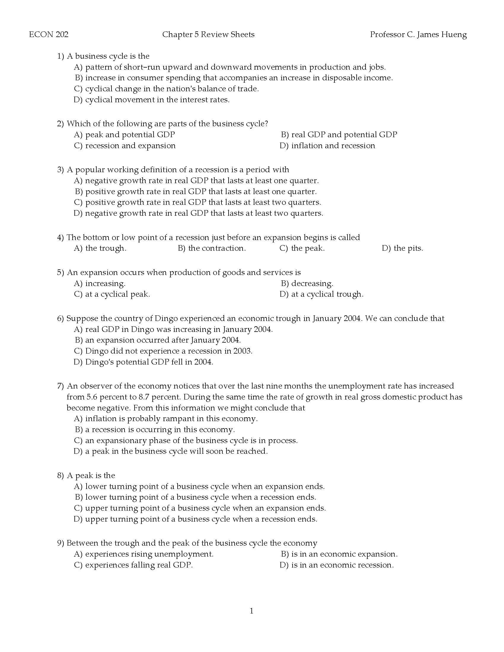 Principles Of Macroeconomics