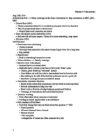 Study Guide/ Notes I 