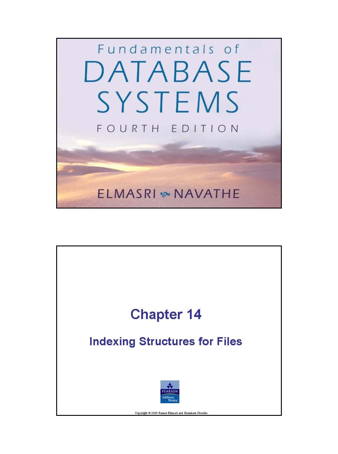 DB Sys Concepts& Design