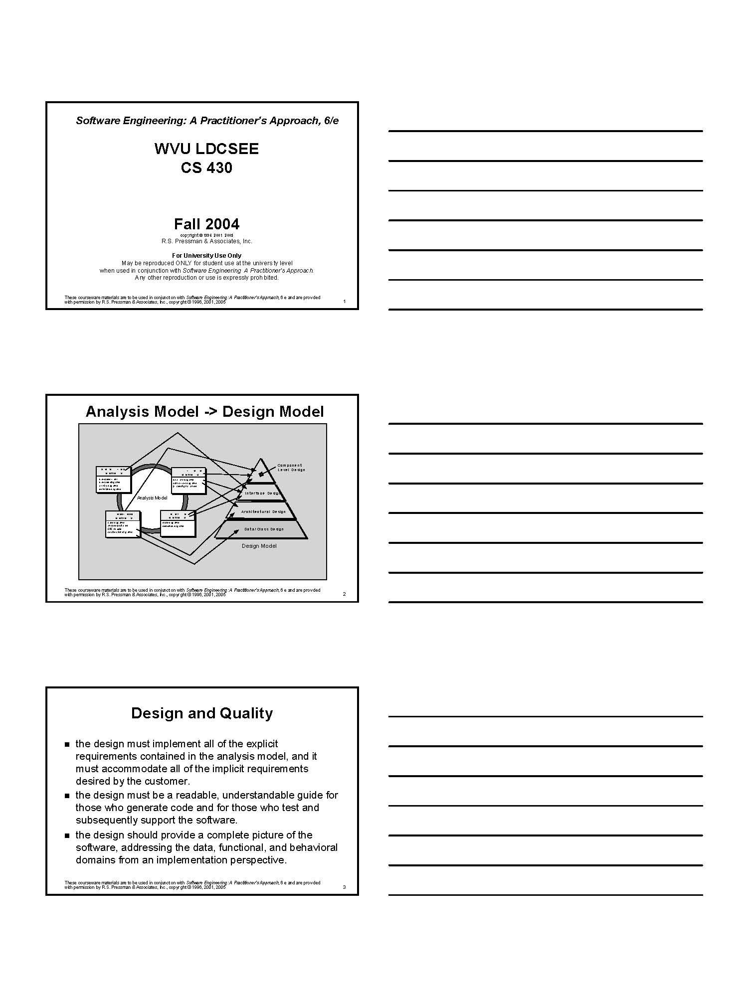 Advanced Software Engineering