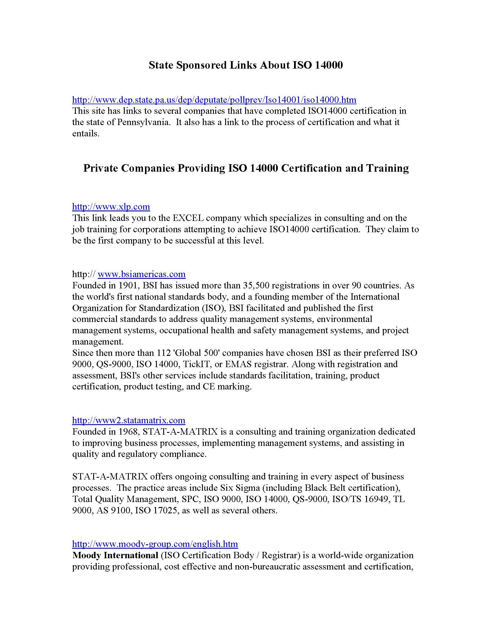 Pollution Prevention