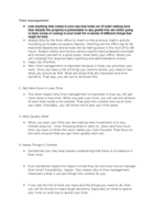 Exam notes for Rooms operation and management