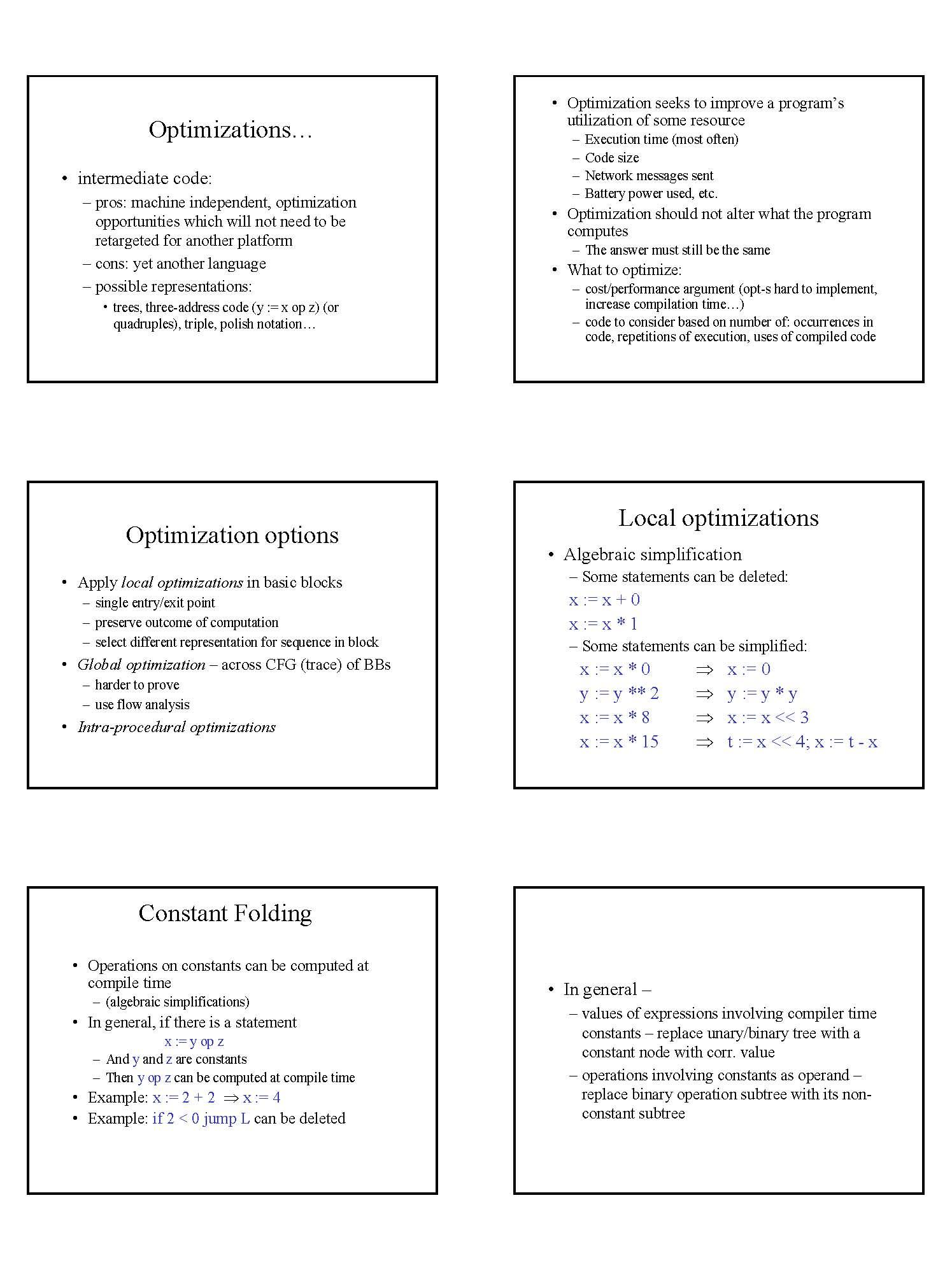Compilers & Interpreters