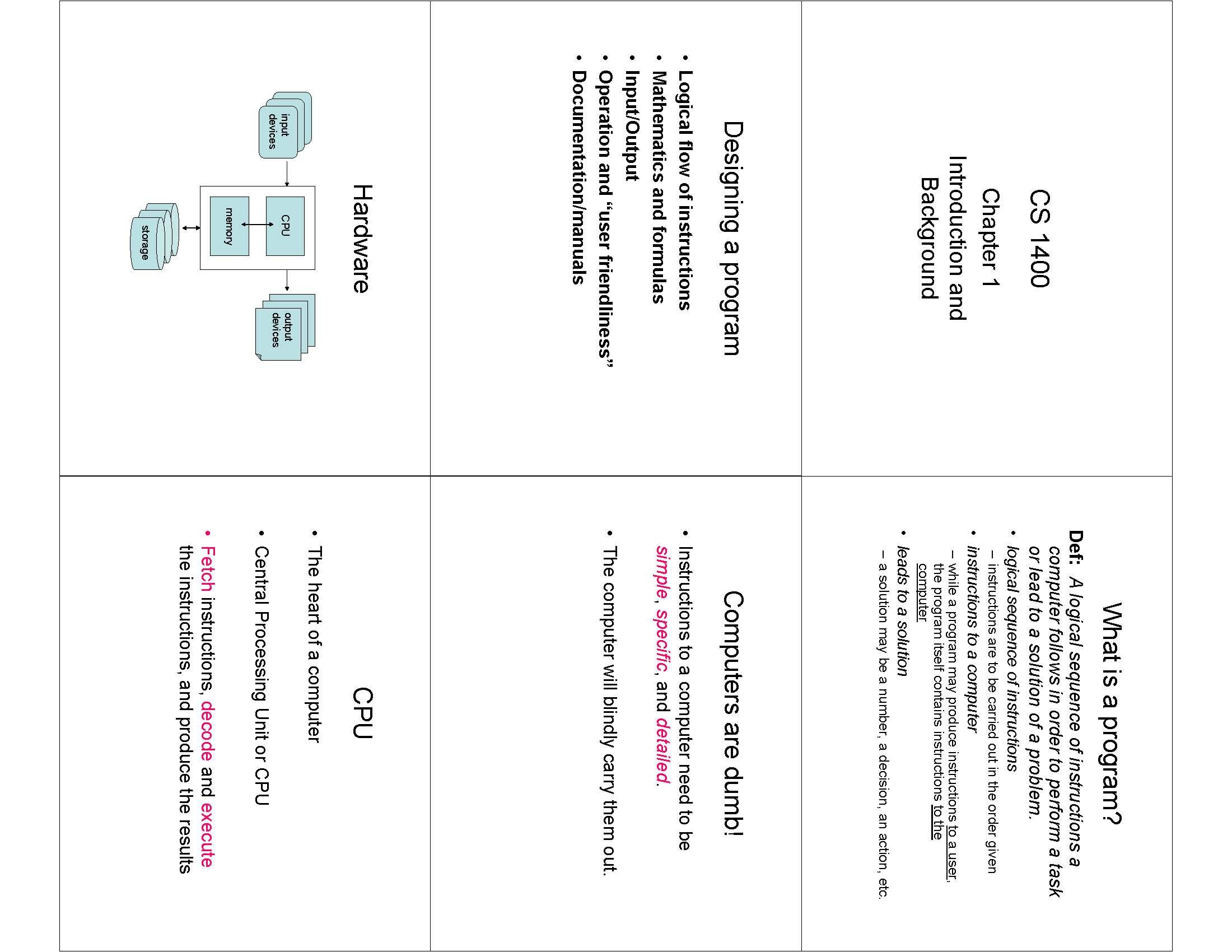 Introduction to Computer Science