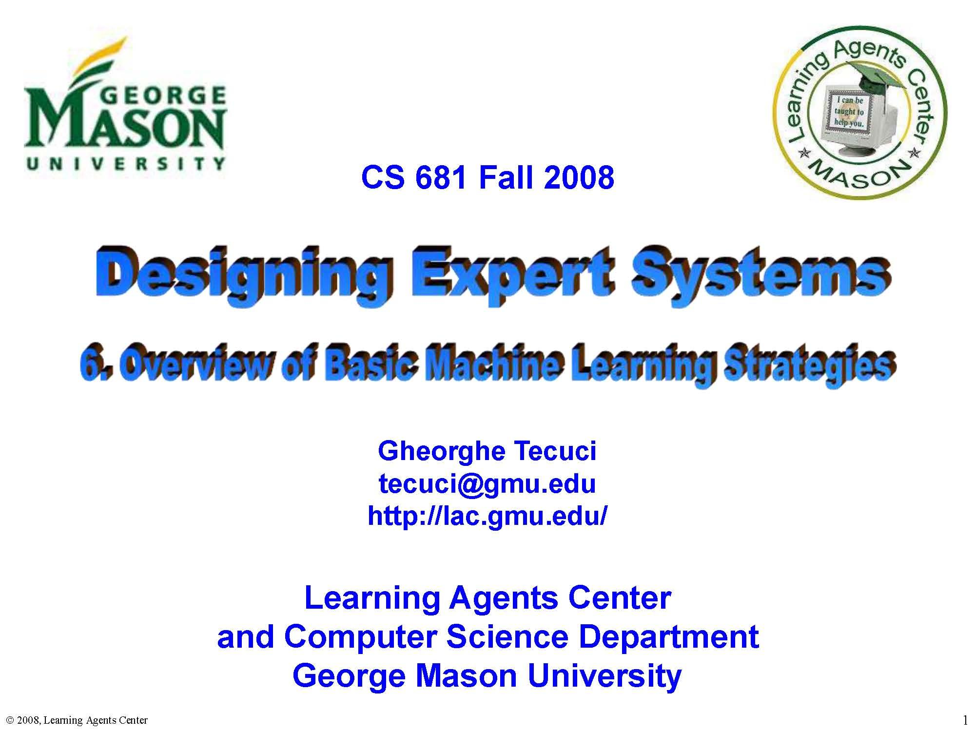 Designing Expert Systems
