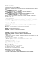 Intro to phil. Week 3 Lecture notes 