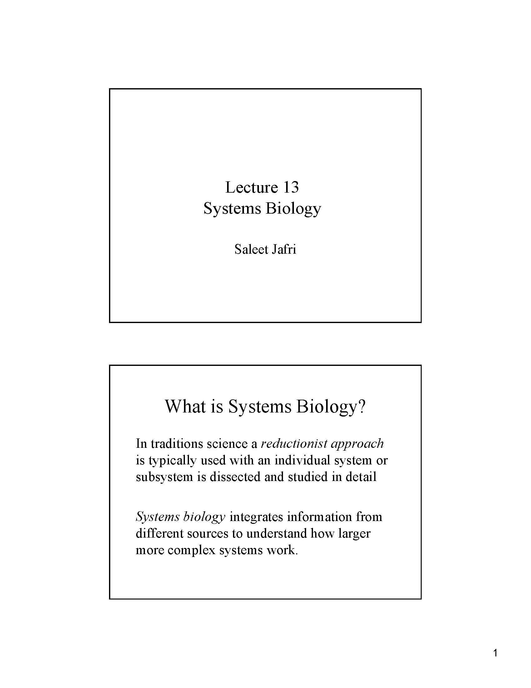 Bioinformatics Methods