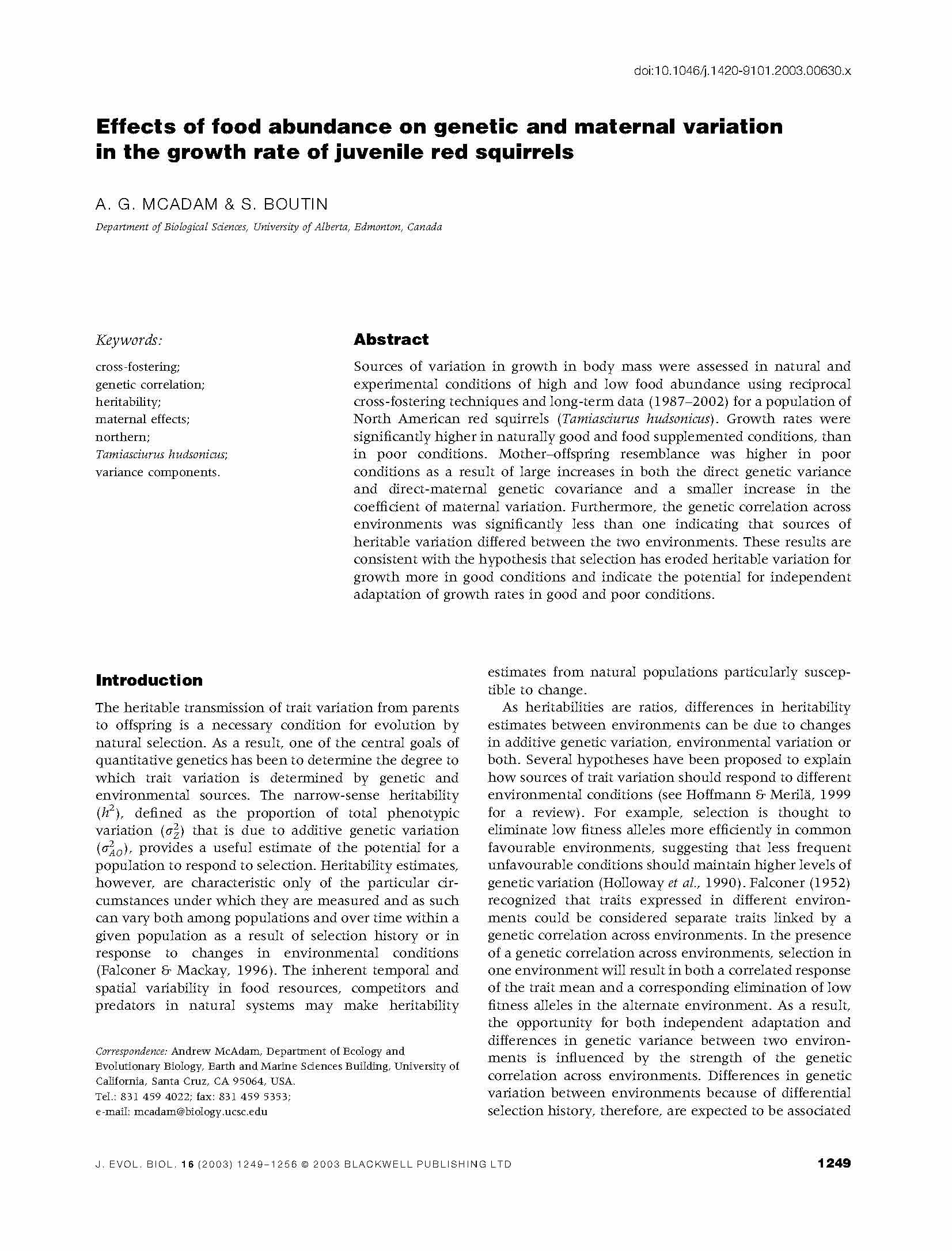 Undergraduate Research Reports