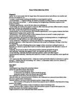Social psych Exam 3
