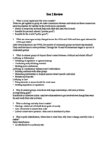 Test 2 Study Guide