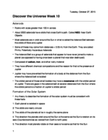 Discover the Universe Week 10