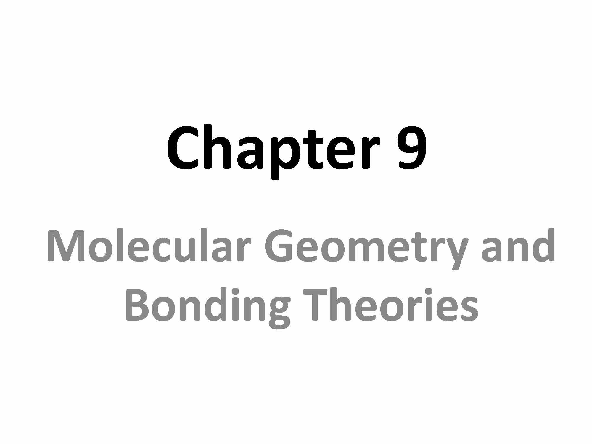 GEN CHEMISTRY I