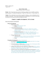 Exam 3 Study Guide