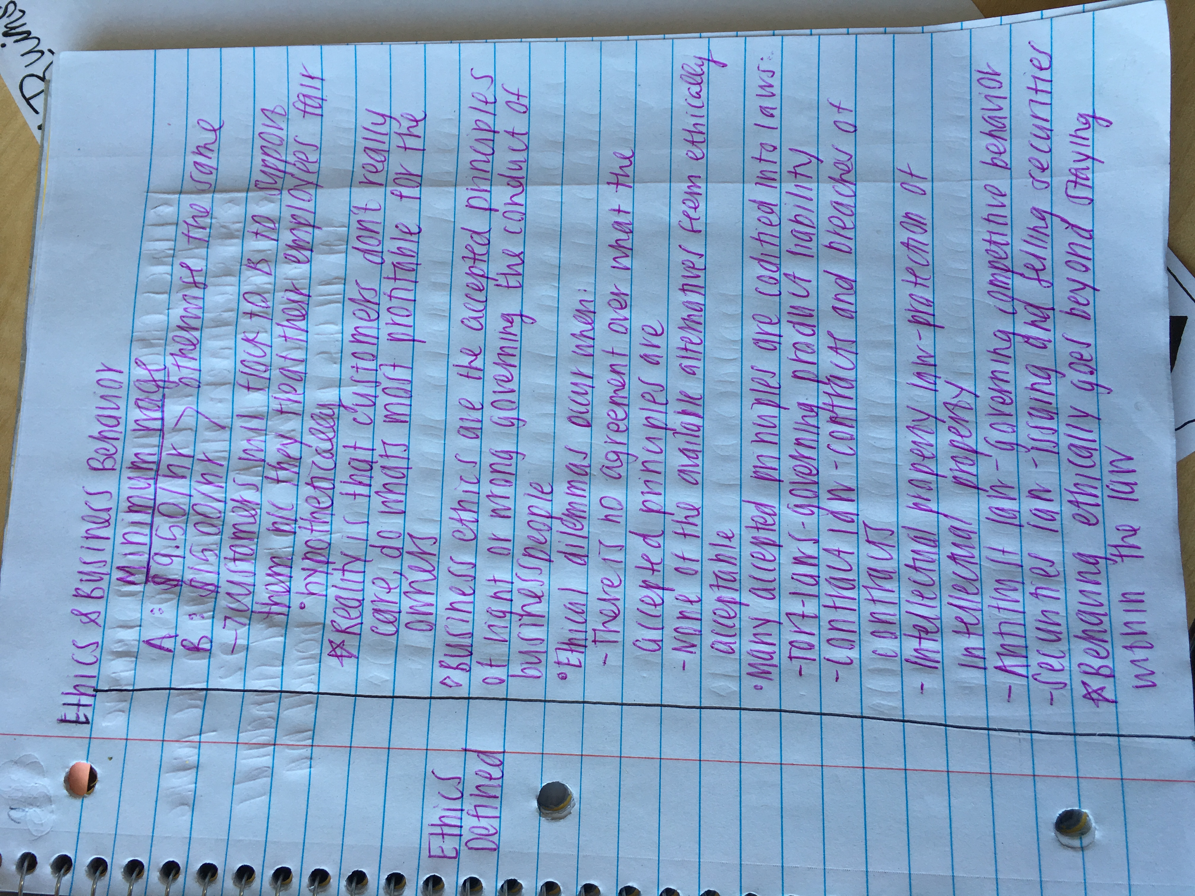 Week 9 Notes