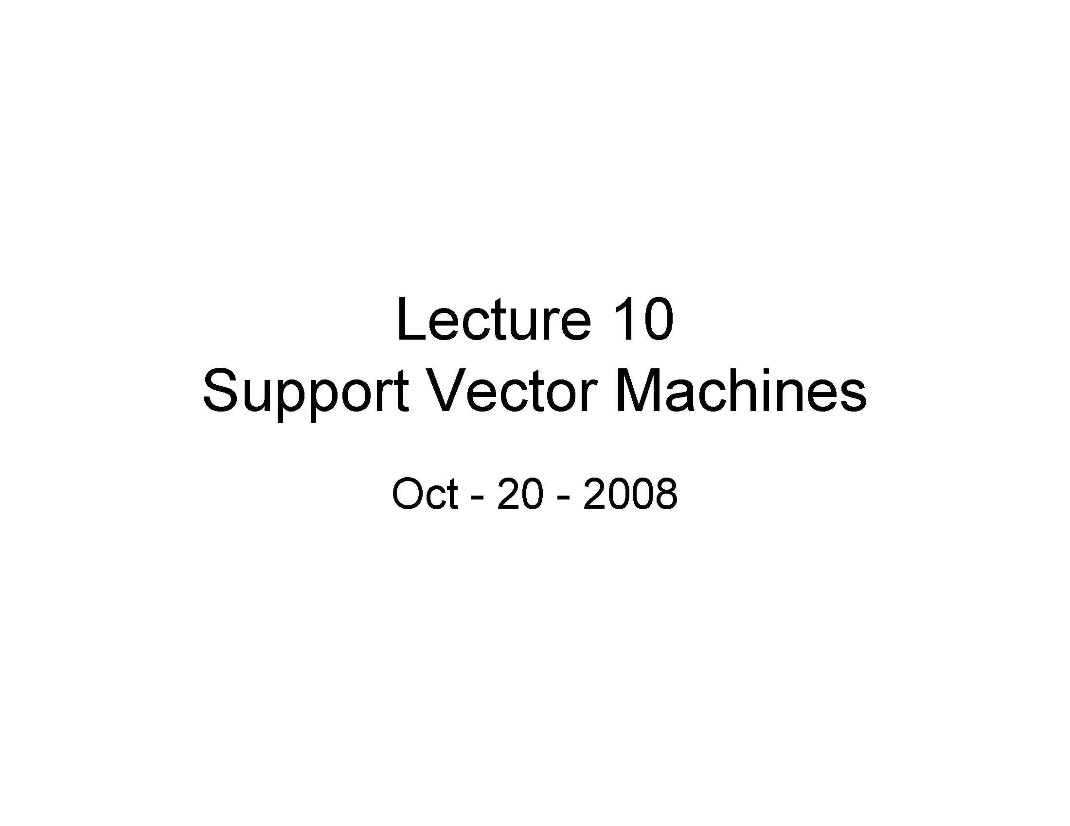 MACHINE LEARNING AND DATA MINING