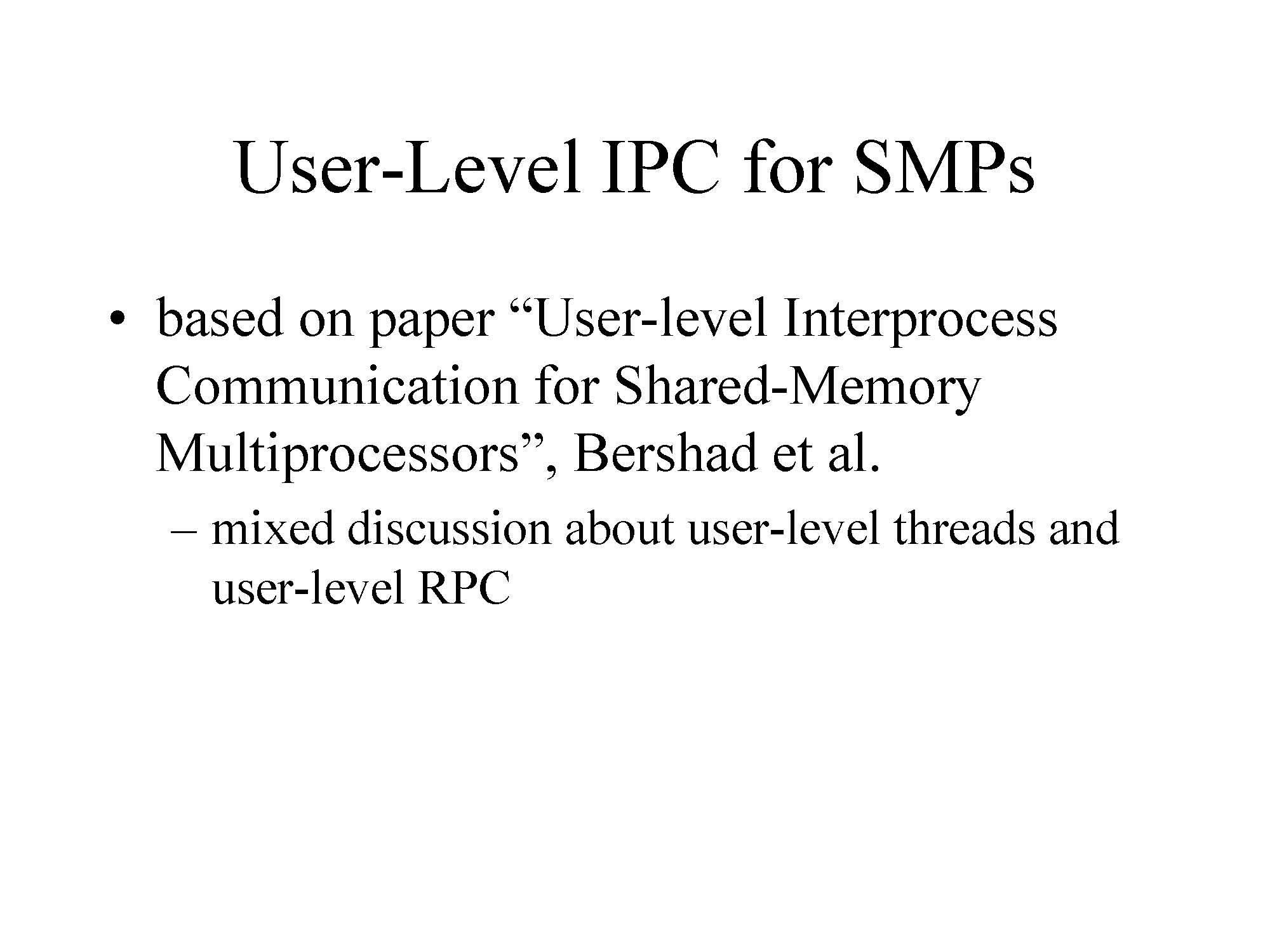 Adv Operating Systems