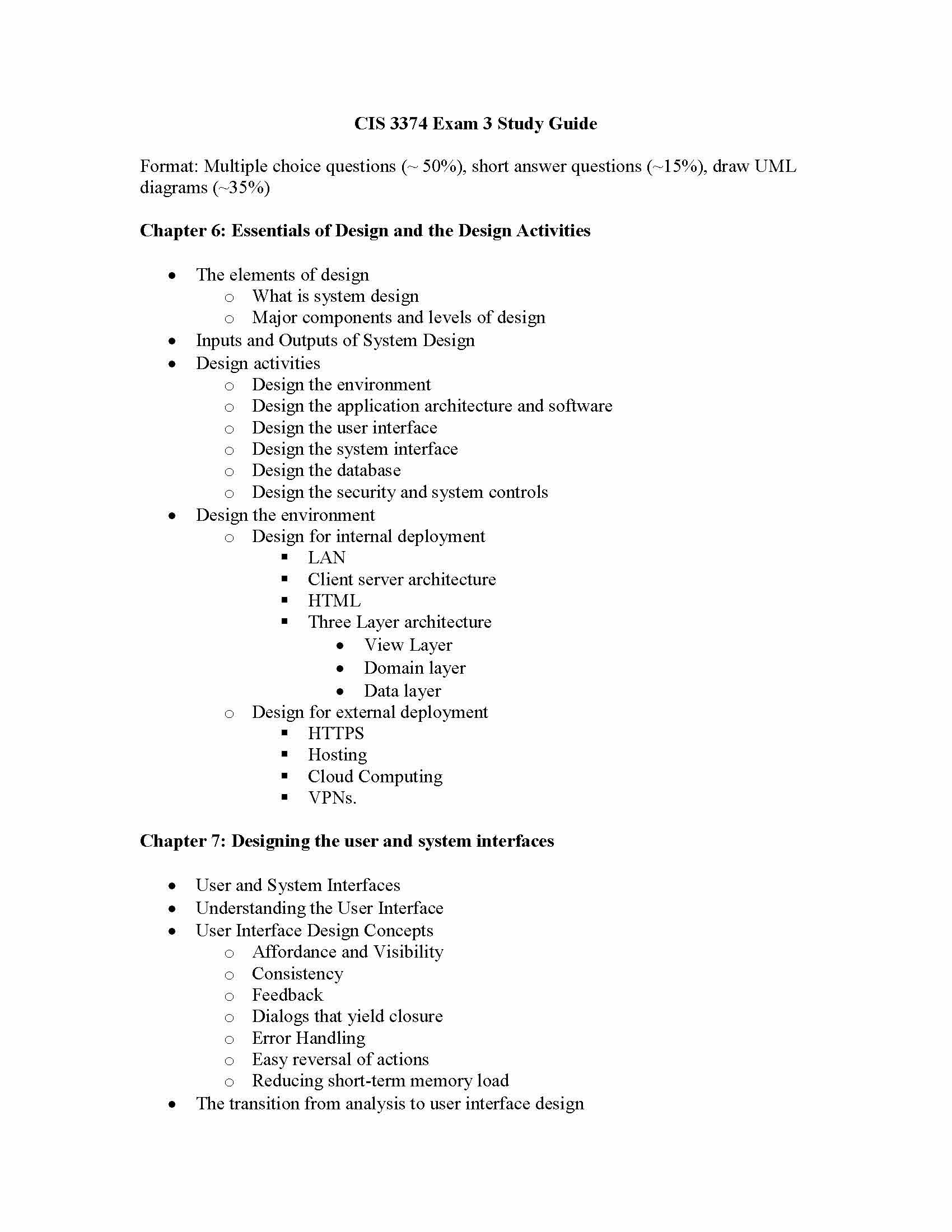 SYS ANALYSIS & DES (WI)