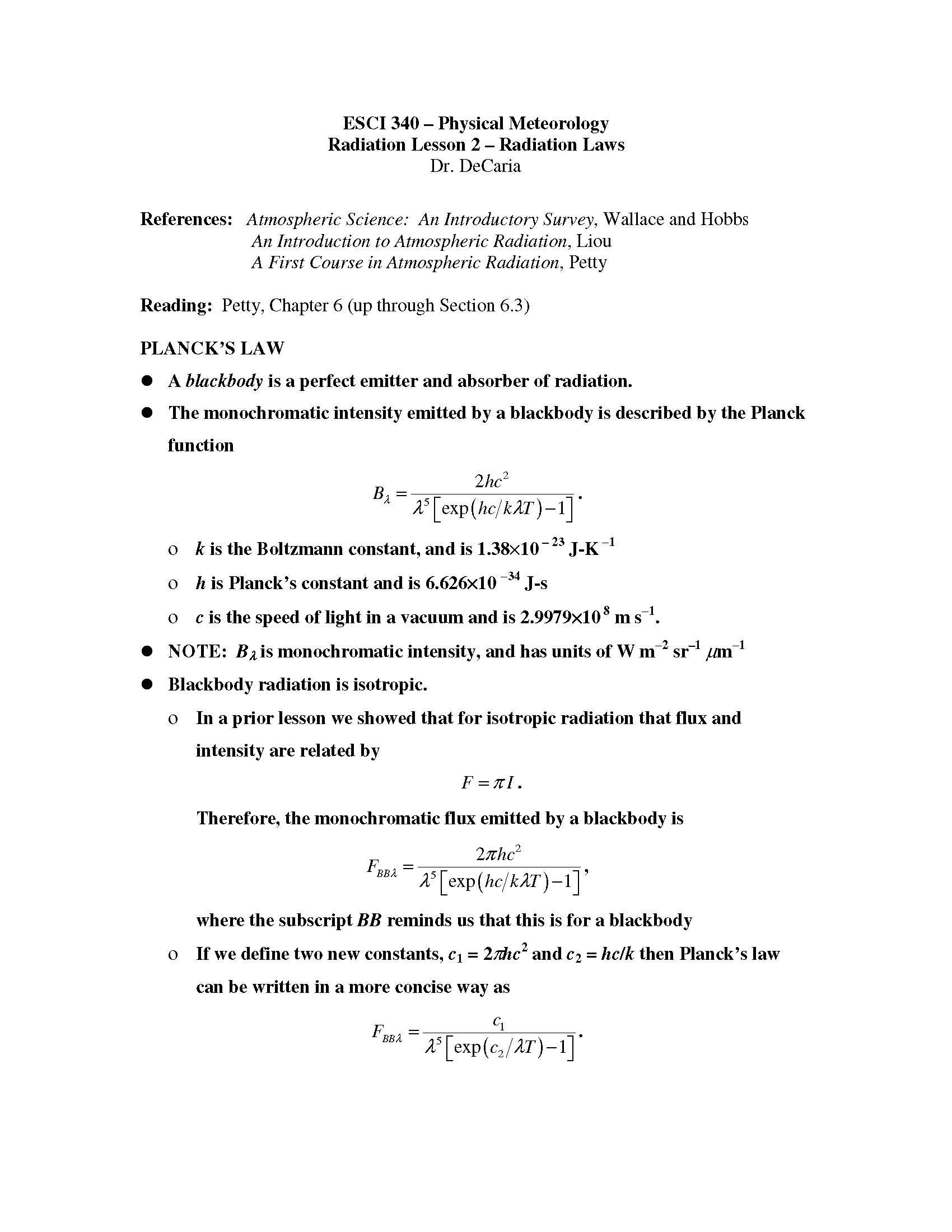 Physical Meteorology