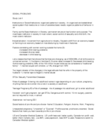 Social Problems Study List 4