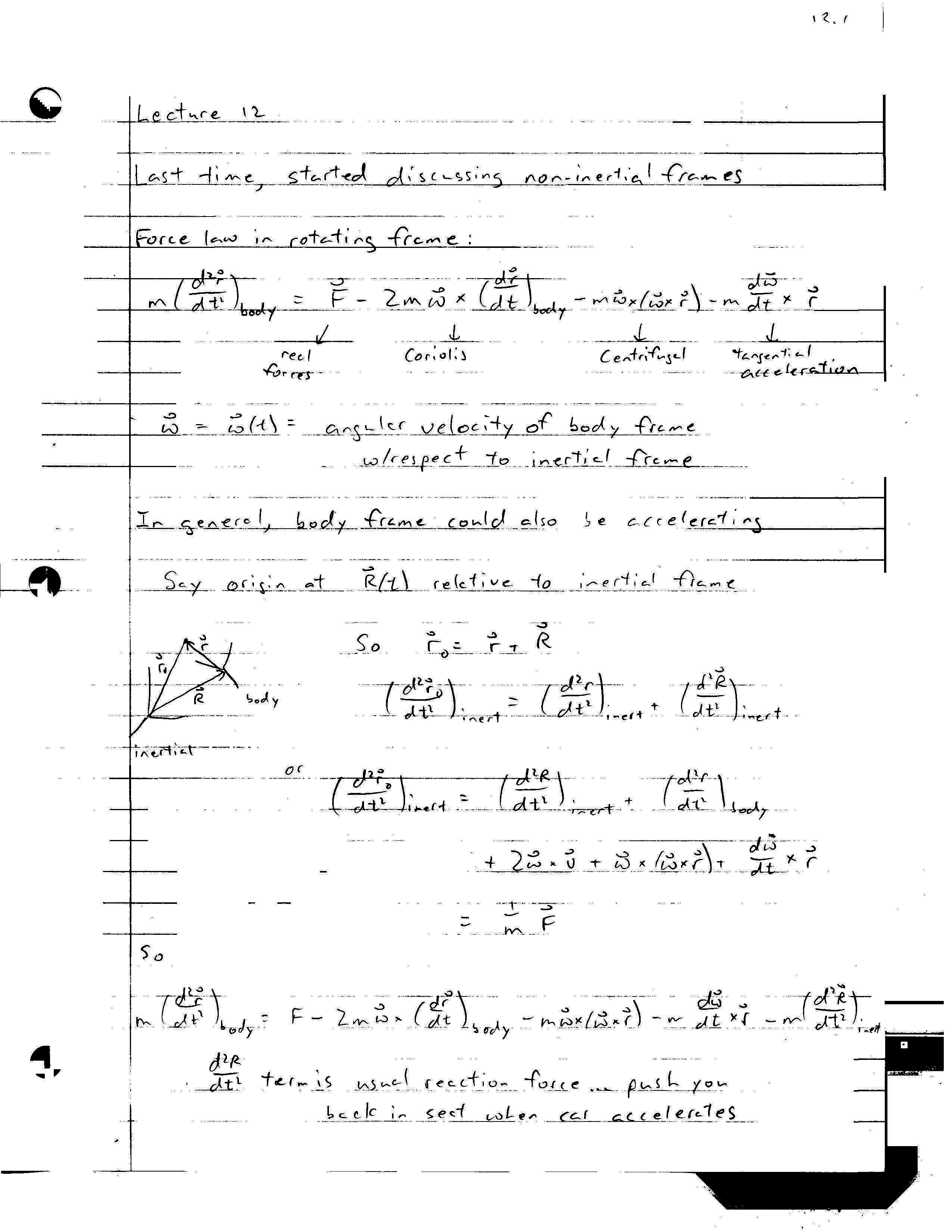 Theoretical Mechanics I