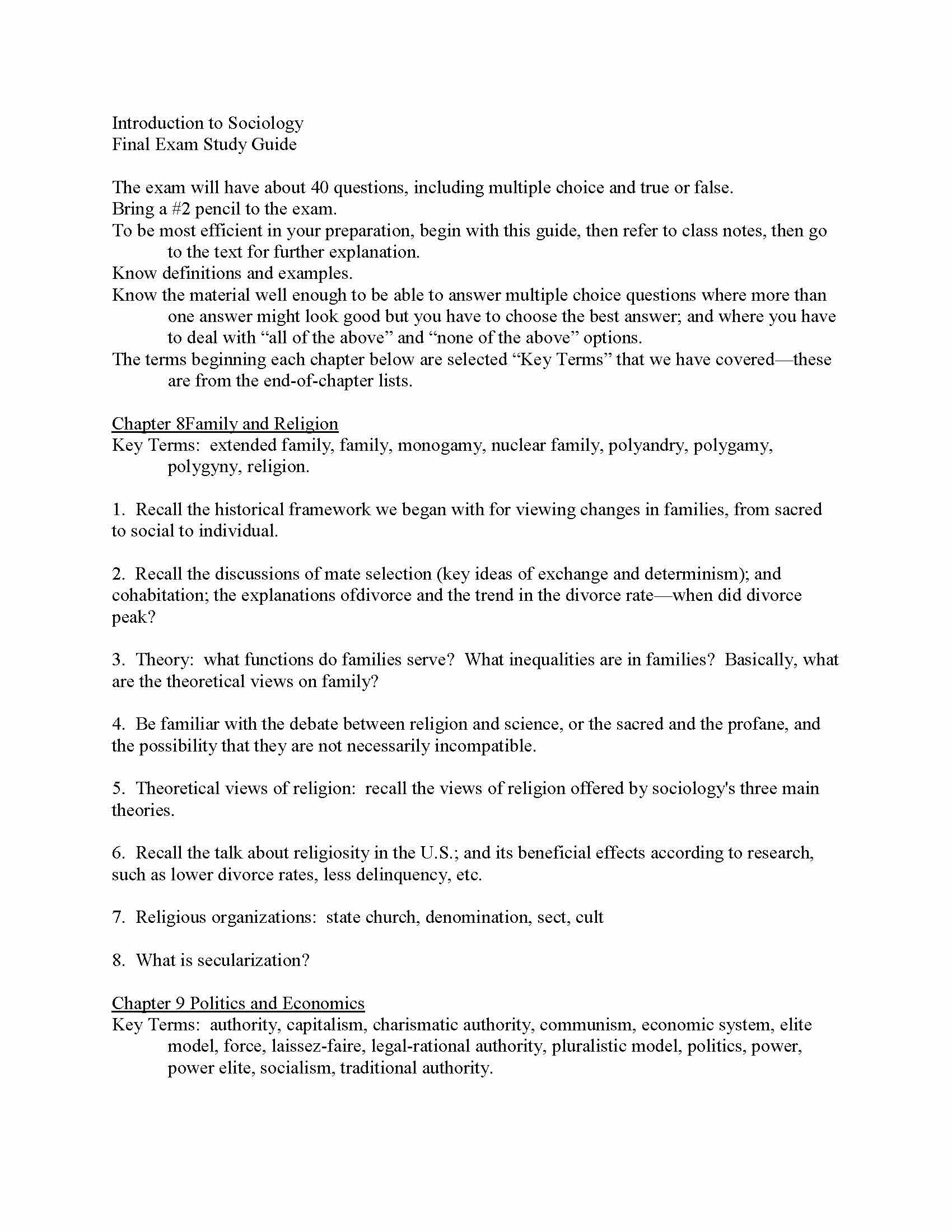 Introduction to Sociology