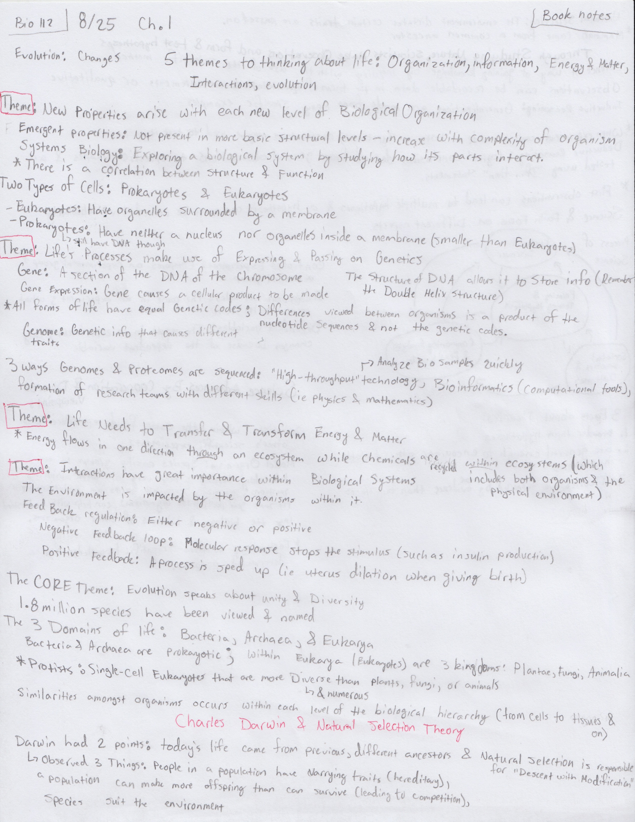 Chapter 1 and 22 Notes