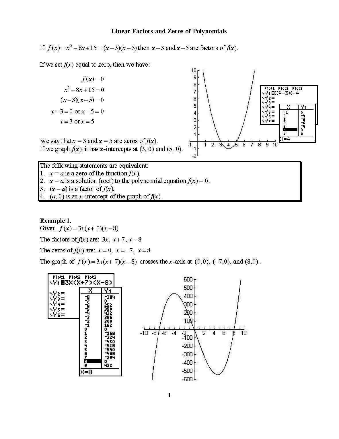 Intermediate Algebra