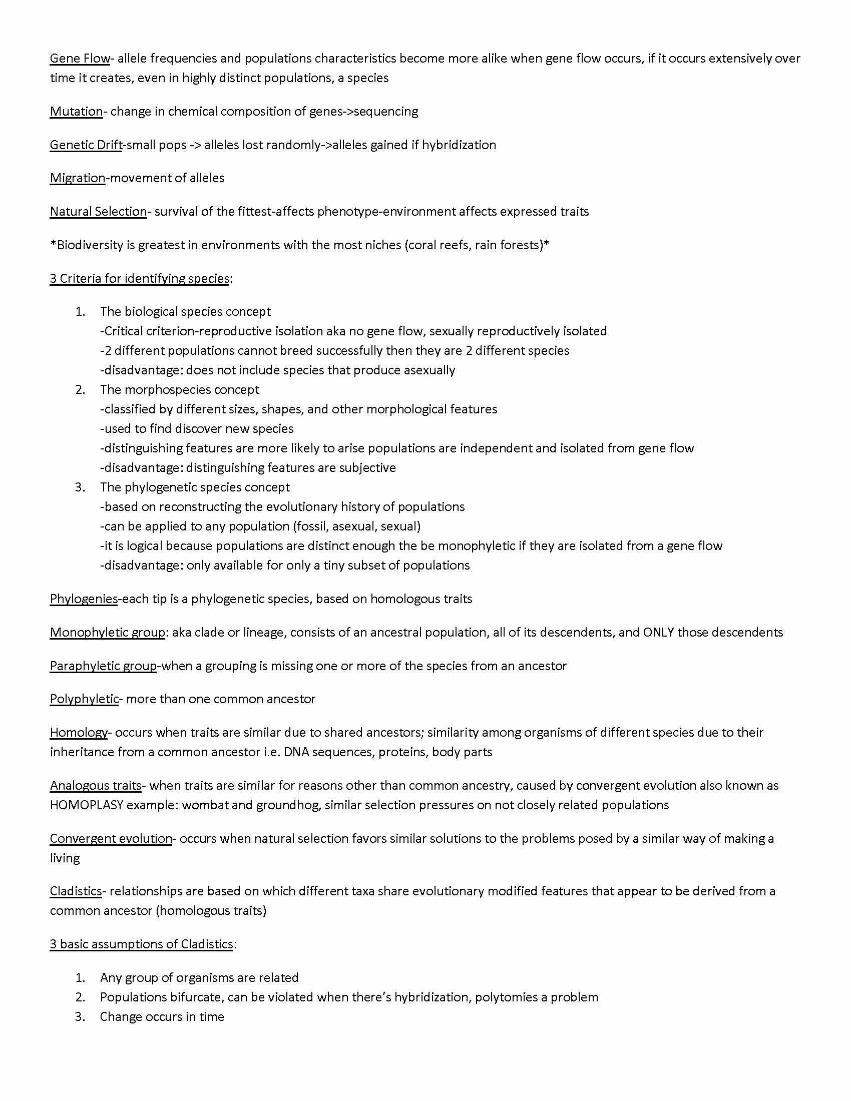 Foundations of Biology Biodiversity