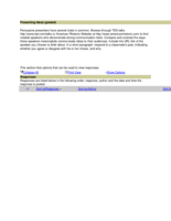 Week 3 DQ 1 Presenting Ideas.docx