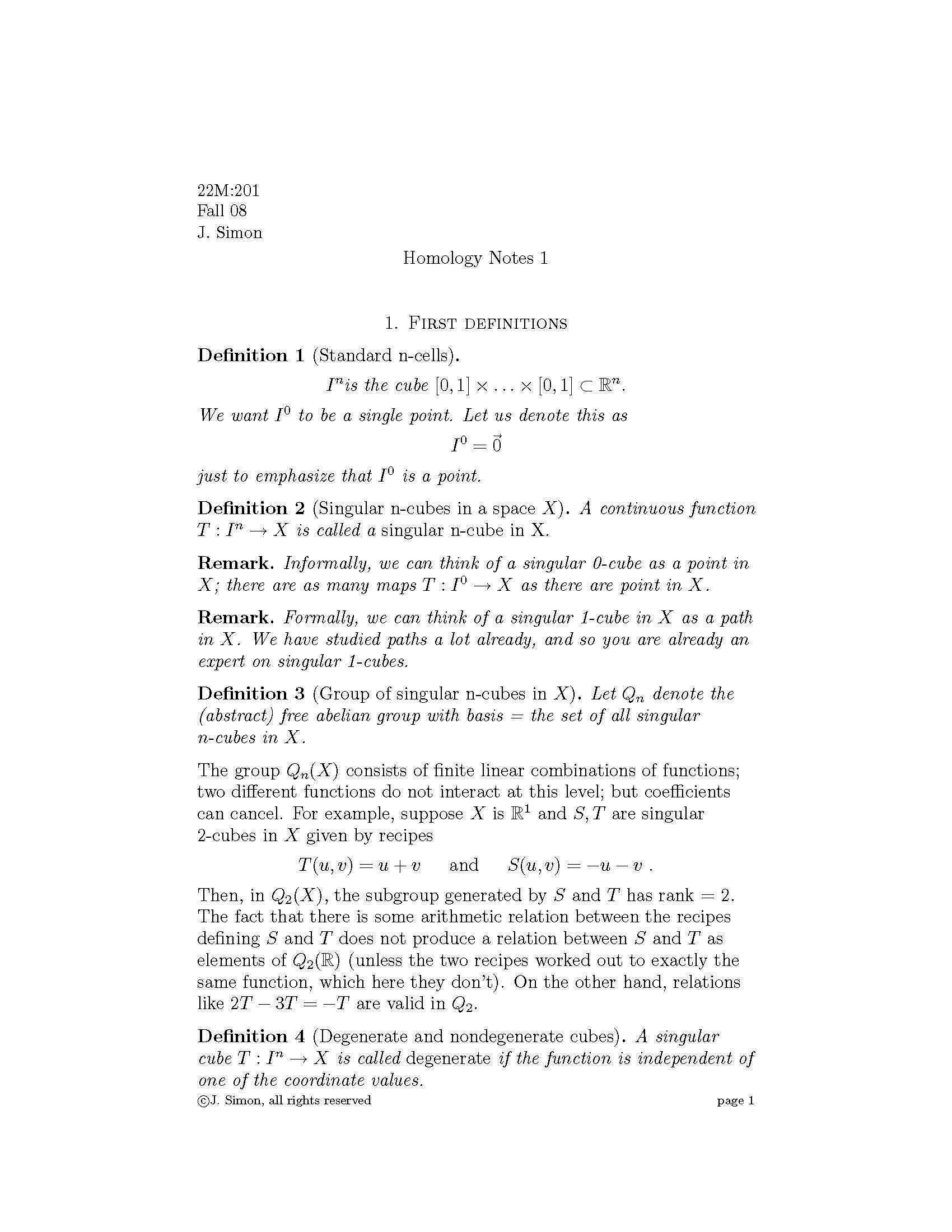 Introduction to Algebraic Topology