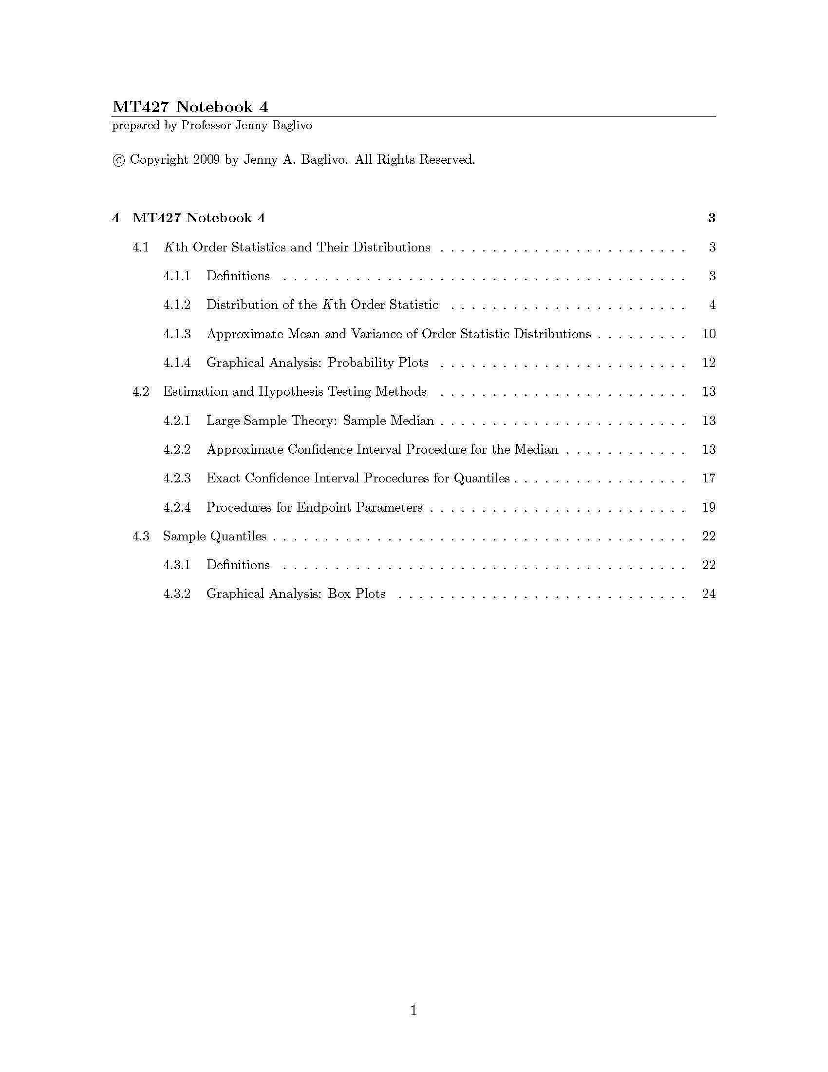 Mathematical Statistics